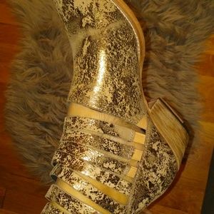 Free People's bronze booties
